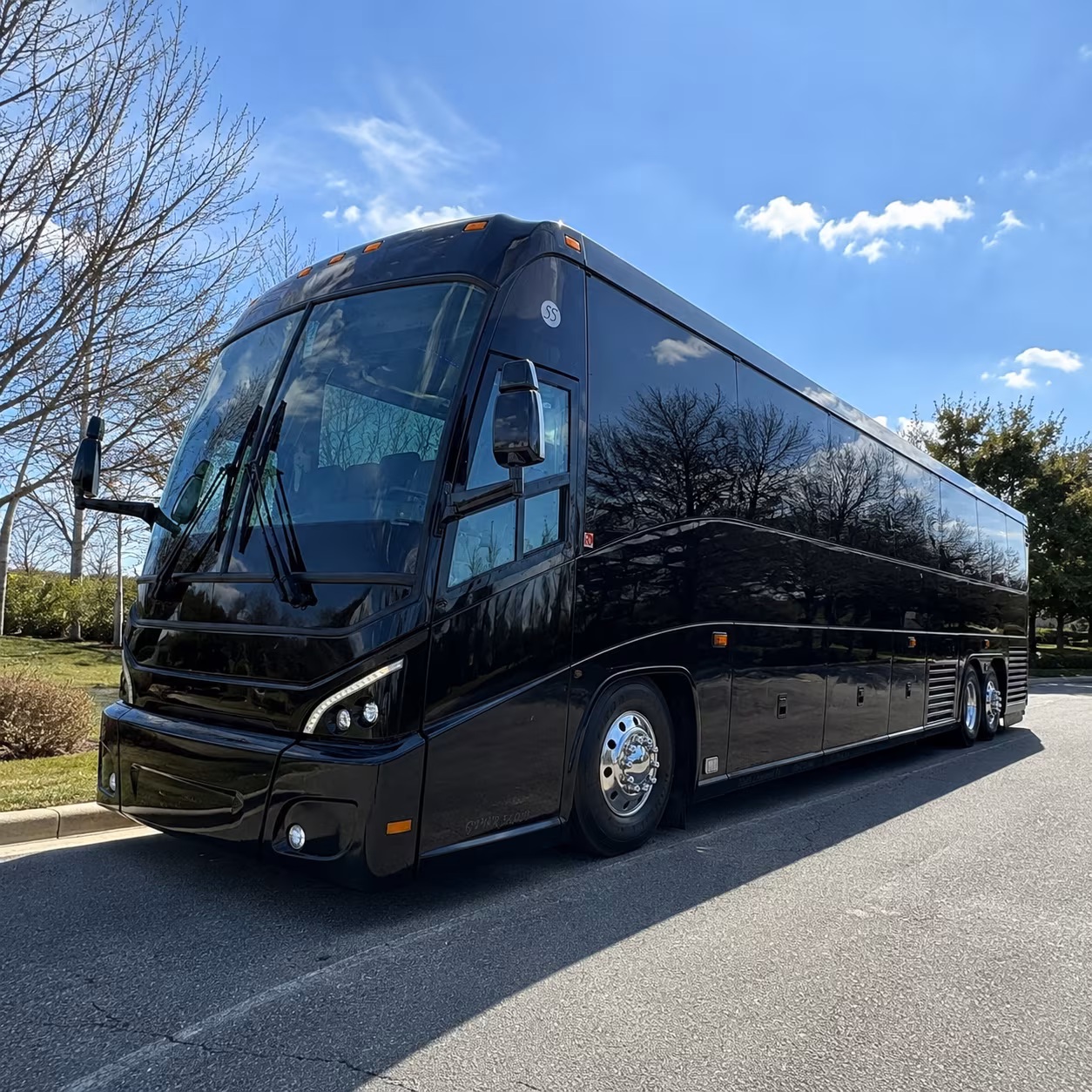 bus rental options for upland trips