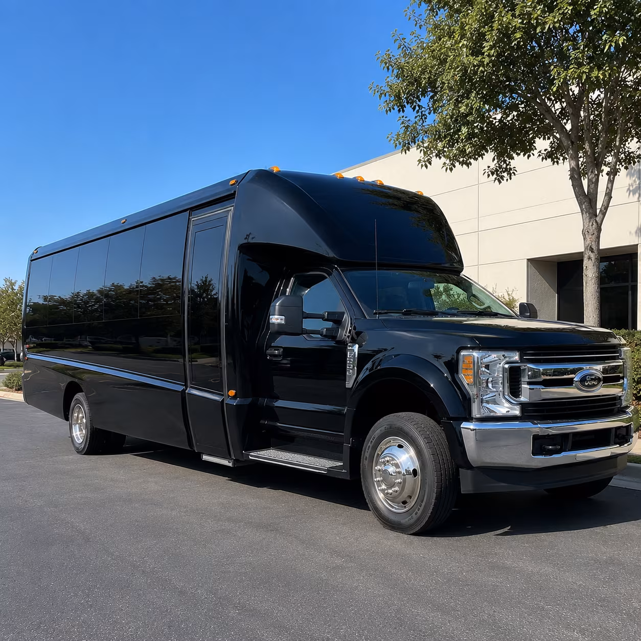 chino sleek charter bus rentals for chino corporate retreats