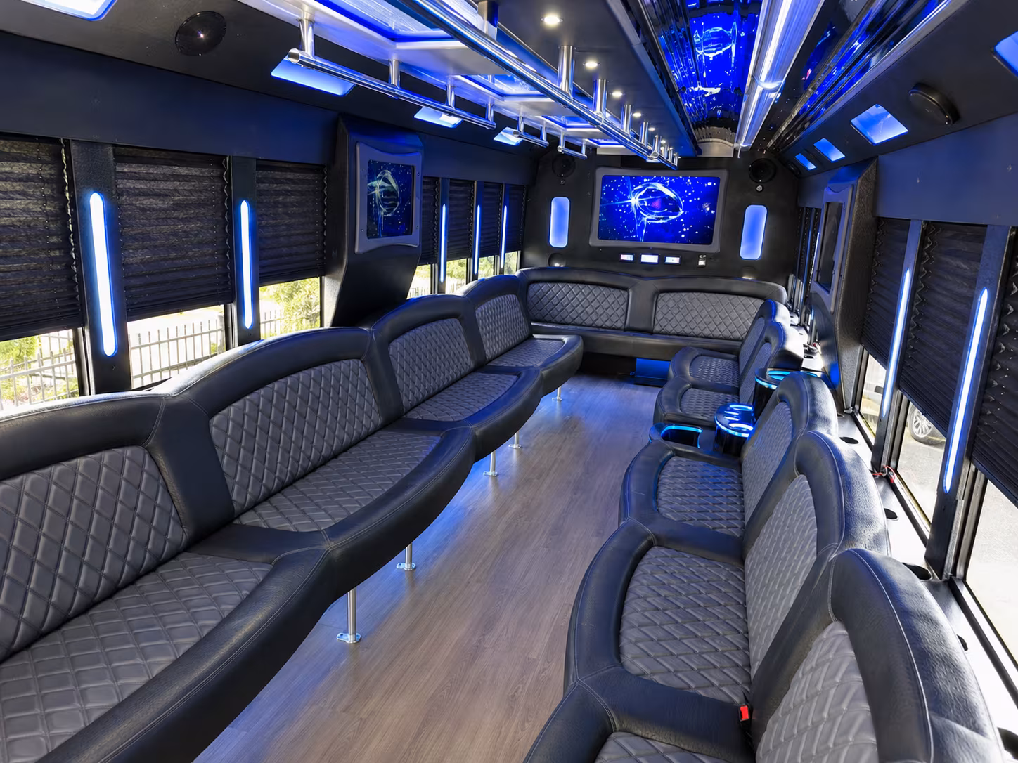 night on town party bus rental