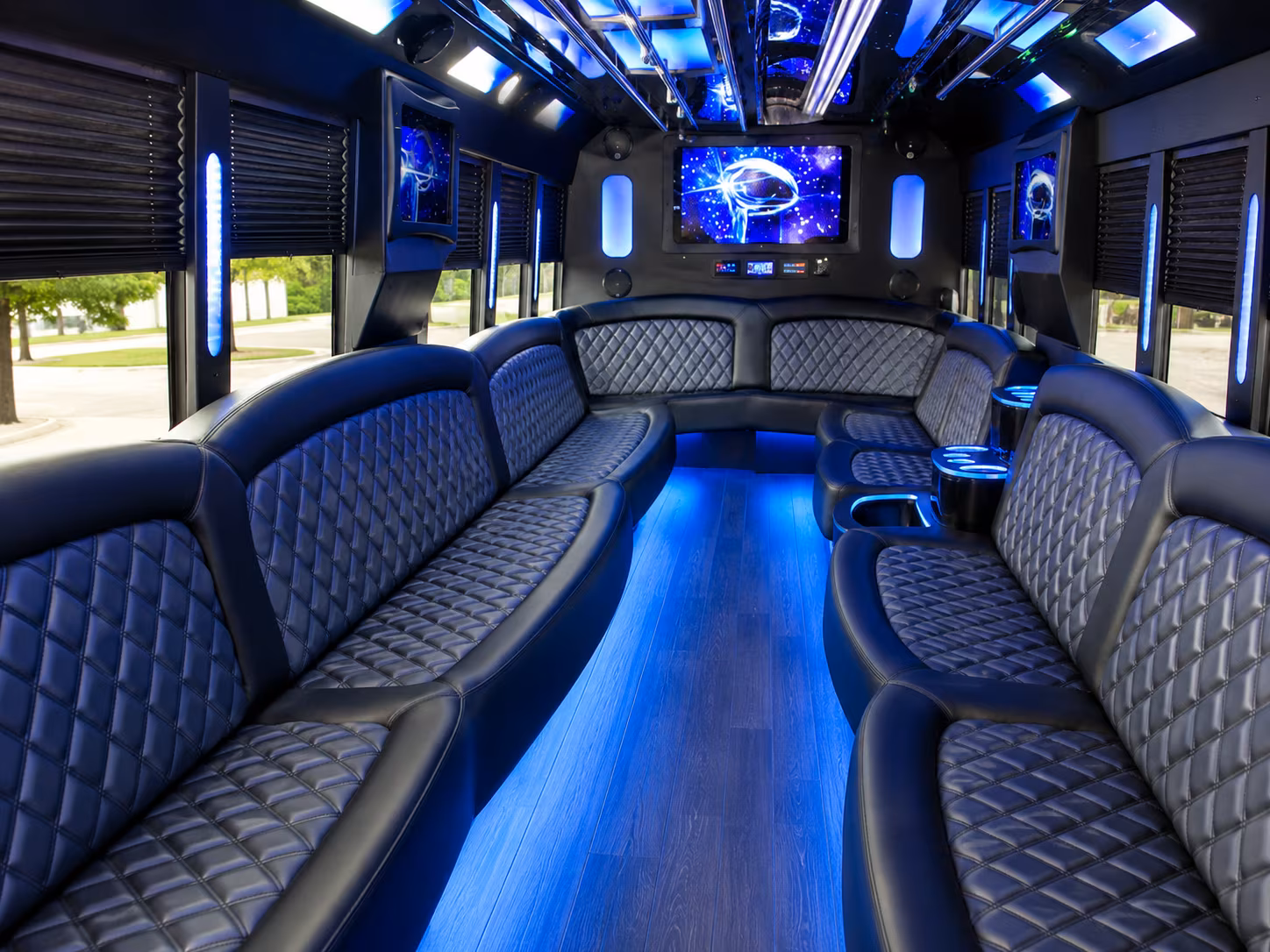 party buses for upland high school prom night