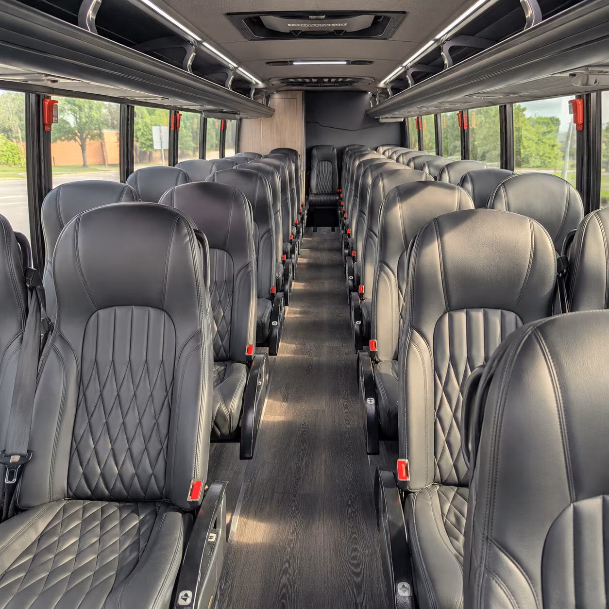 upland corporate event transportation onboard seating