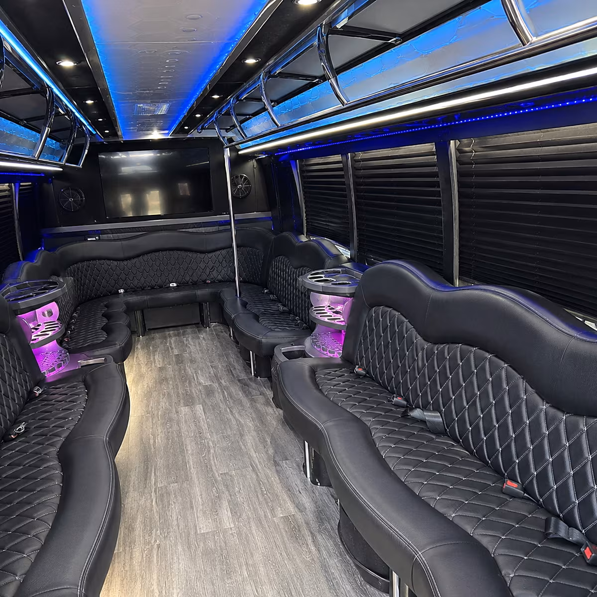 upland party bus rentals inside
