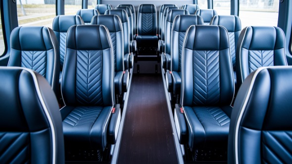 18 passenger minibus inside chino hills