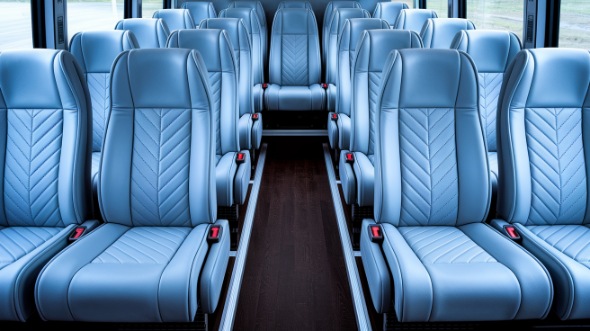 30 passenger minibus inside montclair