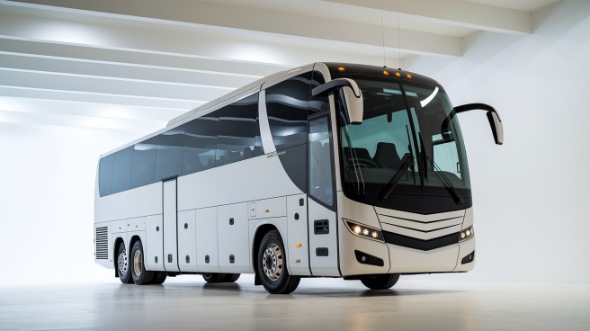 55 passenger charter bus montclair