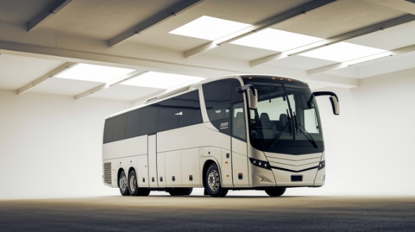56 passenger charter bus montclair
